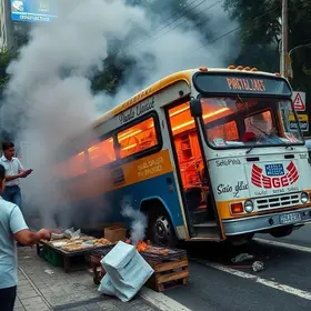 ônibus atacante