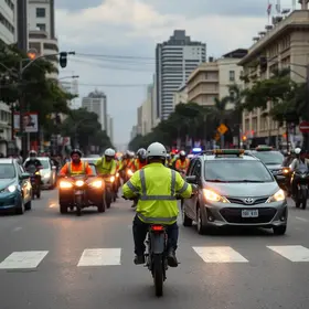 segurança em corridas de rua