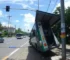 ponto de ônibus desaba em Piracicaba