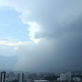 alerta vermelho de tempestade