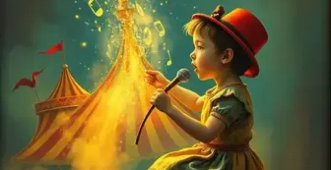 espetáculo transforma memórias de infância em circo musicado