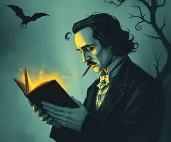 leitura dramatizada de Edgar Allan Poe
