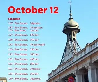 feriado de 12 de outubro